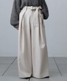 【コロニートゥーワンスリーナイン/COLONY 2139】のリボンベルト付ワイドパンツ 人気、トレンドファッション・服の通販 founy(ファニー) ファッション Fashion レディースファッション WOMEN パンツ Pants ベルト Belts シンプル Simple リボン Ribbon ワイド Wide thumbnail アイボリー|ID: prp329100004176559 ipo3291000000028941121