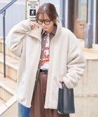 【フリークスストア/FREAK'S STORE】のスタンドカラー リバーシブル ボア ブルゾン【限定展開】 24AW ナチュラル|ID: prp329100004176590 ipo3291000000028941245