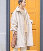 【フリークスストア/FREAK'S STORE】のスタンドカラー ボア ロングコート【限定展開】 24AW 人気、トレンドファッション・服の通販 founy(ファニー) ファッション Fashion レディースファッション WOMEN アウター Coat Outerwear コート Coats 2024年 2024 2024-2025秋冬・A/W Aw/Autumn/Winter/Fw/Fall/2024-2025 A/W・秋冬 Aw・Autumn/Winter・Fw・Fall-Winter 冬 Winter スタンド Stand フラップ Flap ポケット Pocket モコモコ Fluffy ロング Long thumbnail ナチュラル|ID: prp329100004176596 ipo3291000000028941274