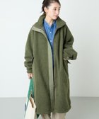 【フリークスストア/FREAK'S STORE】のスタンドカラー ボア ロングコート【限定展開】 24AW オリーブ|ID: prp329100004176596 ipo3291000000028941279