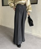 【ゼヴォン/Thevon】のアシメプリーツスラックスパンツ 人気、トレンドファッション・服の通販 founy(ファニー) ファッション Fashion レディースファッション WOMEN パンツ Pants 2024年 2024 2024-2025秋冬・A/W Aw/Autumn/Winter/Fw/Fall/2024-2025 A/W・秋冬 Aw・Autumn/Winter・Fw・Fall-Winter スウェット Sweat スラックス Slacks トレンド Trend プリーツ Pleats ベーシック Basic ポケット Pocket 楽ちん Easy thumbnail グレー|ID: prp329100004176695 ipo3291000000028941631