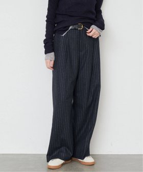 【スローブ イエナ/SLOBE IENA】のウォッシャブルストライプパンツ 人気、トレンドファッション・服の通販 founy(ファニー) ファッション Fashion レディースファッション WOMEN パンツ Pants 2024年 2024 2024-2025秋冬・A/W Aw/Autumn/Winter/Fw/Fall/2024-2025 おすすめ Recommend ジャケット Jacket スウェット Sweat ストライプ Stripe センター Center 洗える Washable |ID:prp329100004176725