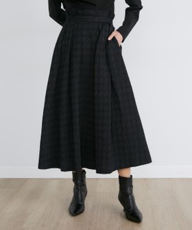 【イネド/INED】の千鳥ジャガードタックスカート《la veille by SUPERIOR CLOSET》 人気、トレンドファッション・服の通販 founy(ファニー) ファッション Fashion レディースファッション WOMEN スカート Skirt A/W・秋冬 Aw・Autumn/Winter・Fw・Fall-Winter おすすめ Recommend イタリア Italy クラシカル Classical フィット Fit フレア Flare ポケット Pocket エレガント 上品 Elegant |ID:prp329100004177161