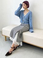 【リリーブラウン/Lily Brown】のレイヤードヘムタイトスカート 人気、トレンドファッション・服の通販 founy(ファニー) ファッション Fashion レディースファッション WOMEN スカート Skirt インナー Inner サテン Satin タイトスカート Tight Skirt チェック Check バランス Balance マニッシュ Mannish レース Race ロマンティック Romantic ロング Long thumbnail GRY[006]|ID: prp329100004177177 ipo3291000000028943490