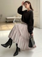 【スナイデル/SNIDEL】のコットンティアードスカート 人気、トレンドファッション・服の通販 founy(ファニー) ファッション Fashion レディースファッション WOMEN スカート Skirt ティアードスカート Tiered Skirts ウェーブ Wave ストレート Straight バランス Balance フィット Fit フレア Flare フロント Front レース Race ロング Long おすすめ Recommend クリスマス X'mas Christmas Xmas thumbnail PNK[066]|ID: prp329100004177179 ipo3291000000028943506