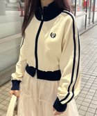 【レトロガール/RETRO GIRL】のNTトラックジャケット 人気、トレンドファッション・服の通販 founy(ファニー) ファッション Fashion レディースファッション WOMEN アウター Coat Outerwear ジャケット Jackets ショート Short ジャケット Jacket スポーツ Sports ティアードスカート Tiered Skirt トレンド Trend ハイネック High Neck プリーツ Pleats マフラー Scarf ワンポイント One Point 冬 Winter 春 Spring 秋 Autumn/Fall 防寒 Cold Protection thumbnail エクリュ|ID: prp329100004177299 ipo3291000000028944019