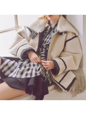 【ファーファー/FURFUR】のボンバージャケット 人気、トレンドファッション・服の通販 founy(ファニー) ファッション Fashion レディースファッション WOMEN アウター Coat Outerwear ジャケット Jackets インナー Inner ジャケット Jacket バランス Balance ボンディング Bonding |ID:prp329100004177343