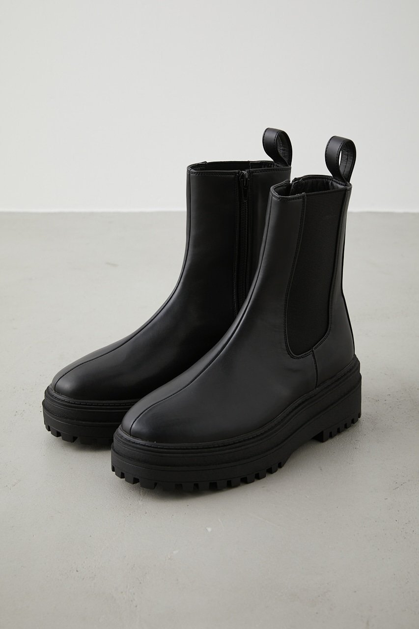 【アズール バイ マウジー/AZUL by moussy】のTRACK SOLE SIDE GORE BOOTS インテリア・キッズ・メンズ・レディースファッション・服の通販 founy(ファニー) 　ファッション　Fashion　レディースファッション　WOMEN　2023年　2023　2023春夏・S/S　Ss,Spring/Summer,2023　S/S・春夏　Ss・Spring/Summer　シンプル　Simple　トレンド　Trend　夏　Summer　BLK|ID: prp329100004177448 ipo3291000000028944601