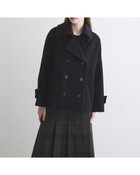 【トラディショナル ウェザーウェア/TWW / Traditional Weatherwear】のMALTON PEA COAT 人気、トレンドファッション・服の通販 founy(ファニー) ファッション Fashion レディースファッション WOMEN アウター Coat Outerwear コート Coats Pコート Pea Coats ショルダー Shoulder ショート Short デニム Denim ドレス Dress ドロップ Drop メルトン Melton リュクス Luxe 人気 Popularity thumbnail ネイビー|ID: prp329100004177546 ipo3291000000028945055