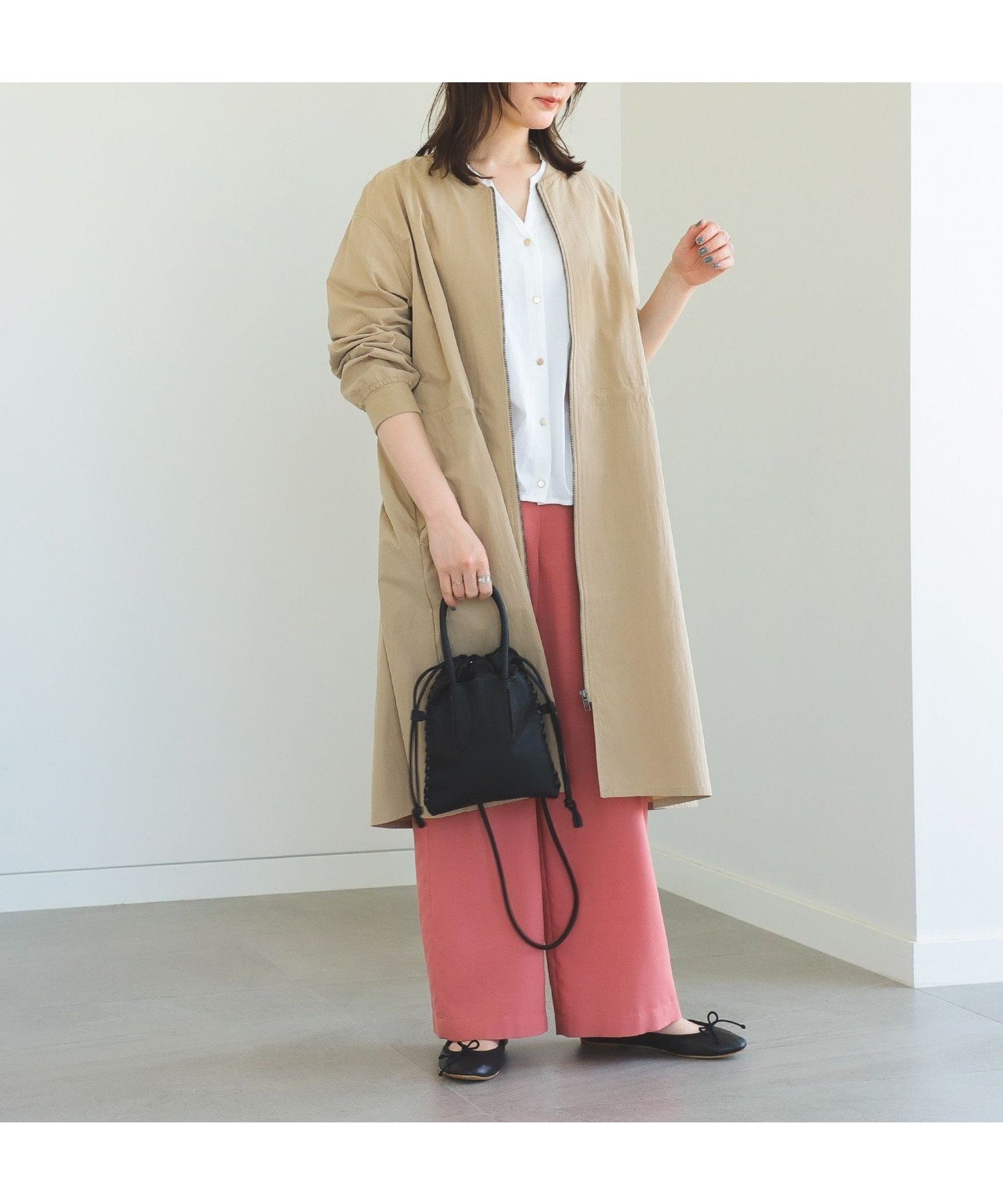 【ビームス ハート/BEAMS HEART】のBEAMS HEART / 後タック MA-1 ライトコート 24SS 人気、トレンドファッション・服の通販 founy(ファニー) 　ファッション　Fashion　レディースファッション　WOMEN　アウター　Coat Outerwear　コート　Coats　MA-1　MA-1　2024年　2024　2024春夏・S/S　Ss,Spring/Summer,2024　ドローコード　Draw Cord　ブラウジング　Browsing　ロング　Long　 other-1|ID: prp329100004177645 ipo3291000000028945403