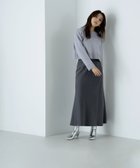 【ナチュラル ビューティー ベーシック/NATURAL BEAUTY BASIC】のバイアスサテンナロースカート 人気、トレンドファッション・服の通販 founy(ファニー) 雑誌掲載アイテム Magazine Items ファッション雑誌 Fashion Magazines ビジンヒャッカ 美人百花 ファッションモデル・俳優・女優 Models 女性 Women 宮本茉由 MIyamoto Mayu ファッション Fashion レディースファッション WOMEN スカート Skirt 12月号 December Issue サテン Satin プレーン Plane エレガント 上品 Elegant 雑誌 Magazine thumbnail ダークグレー1|ID: prp329100004177967 ipo3291000000029548063