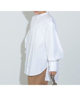 【ビームス ハート/BEAMS HEART】のノーカラー タックスリーブ シャツ 人気、トレンドファッション・服の通販 founy(ファニー) ファッション Fashion レディースファッション WOMEN トップス・カットソー Tops/Tshirt シャツ/ブラウス Shirts/Blouses カフス Cuffs クール Cool スタイリッシュ Stylish ストレート Straight スリーブ Sleeve デニム Denim トレンド Trend ブロード Broad エレガント 上品 Elegant |ID:prp329100004177999