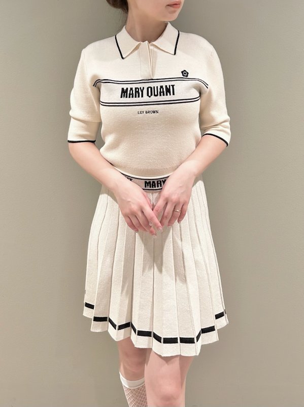 【リリーブラウン/Lily Brown】の【LILY BROWN*MARY QUANT】ニットプリーツスカート 人気、トレンドファッション・服の通販 founy(ファニー) 　ファッション　Fashion　レディースファッション　WOMEN　スカート　Skirt　プリーツスカート　Pleated Skirts　 other-1|ID: prp329100004178324 ipo3291000000028947730