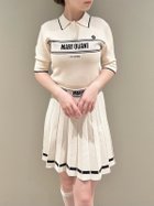 【リリーブラウン/Lily Brown】の【LILY BROWN*MARY QUANT】ニットプリーツスカート WHT[001]|ID:prp329100004178324