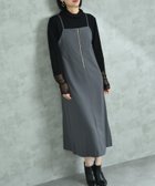 【インタープラネット/INTERPLANET】のフィルムストライプ ワンピース 人気、トレンドファッション・服の通販 founy(ファニー) ファッション Fashion レディースファッション WOMEN ワンピース Dress ストライプ Stripe thumbnail グレー|ID: prp329100004178638 ipo3291000000028948797