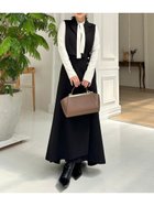 【スナイデル/SNIDEL】のラップテーラードジャンパースカート 人気、トレンドファッション・服の通販 founy(ファニー) ファッション Fashion レディースファッション WOMEN スカート Skirt ウェーブ Wave エレガント 上品 Elegant ストレート Straight タートルネック Turtleneck ツイード Tweed ヘリンボーン Herringbone ミックス Mix ラップ Wrap ロング Long おすすめ Recommend thumbnail BLK[009]|ID: prp329100004178786 ipo3291000000028949245