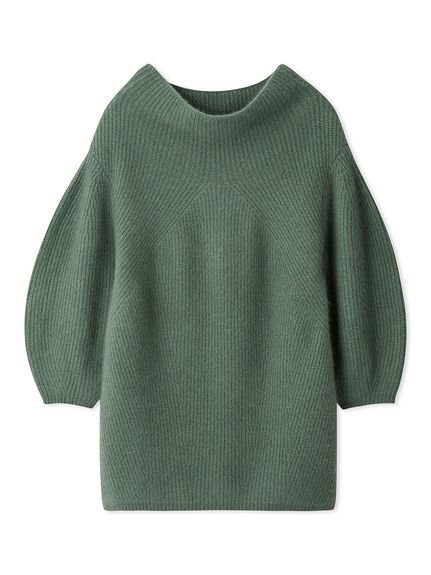 【スナイデル/SNIDEL】のラクーンミニニットワンピース インテリア・キッズ・メンズ・レディースファッション・服の通販 founy(ファニー) 　ファッション　Fashion　レディースファッション　WOMEN　ワンピース　Dress　ニットワンピース　Knit Dresses　おすすめ　Recommend　ウェーブ　Wave　トレンド　Trend　フレア　Flare　ロング　Long　人気　Popularity　GRN[024]|ID: prp329100004178794 ipo3291000000028949273