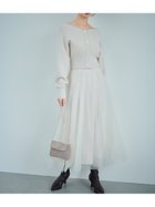 【スナイデル/SNIDEL】のカーデ*チュールスカートセット 人気、トレンドファッション・服の通販 founy(ファニー) ファッション Fashion レディースファッション WOMEN スカート Skirt ウェーブ Wave 今季 This Season スウィート Sweet ストレート Straight チュール Tulle フィット Fit フレア Flare フロント Front リラックス Relax ロング Long ワンショル One Shoulder おすすめ Recommend エレガント 上品 Elegant thumbnail IVR[003]|ID: prp329100004178802 ipo3291000000028949296