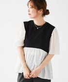 【ルクールブラン/le.coeur blanc】の《WEB限定アイテム》布帛ドッキングプルオーバー 人気、トレンドファッション・服の通販 founy(ファニー) ファッション Fashion レディースファッション WOMEN トップス・カットソー Tops/Tshirt プルオーバー Pullover おすすめ Recommend ドッキング Docking 夏 Summer thumbnail 柄A|ID: prp329100004178943 ipo3291000000028949805