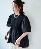 【ルクールブラン/le.coeur blanc】の《WEB限定アイテム》布帛ドッキングプルオーバー 人気、トレンドファッション・服の通販 founy(ファニー) ファッション Fashion レディースファッション WOMEN トップス・カットソー Tops/Tshirt プルオーバー Pullover おすすめ Recommend ドッキング Docking 夏 Summer thumbnail ブラック|ID: prp329100004178943 ipo3291000000028949809