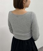 【アルシーヴ/archives】のカップ付クロップドテレコTOPS 人気、トレンドファッション・服の通販 founy(ファニー) ファッション Fashion レディースファッション WOMEN トップス・カットソー Tops/Tshirt インナー Inner コンパクト Compact シンプル Simple フィット Fit プレート Plate ワンポイント One Point thumbnail GRAY|ID: prp329100004179149 ipo3291000000029167641