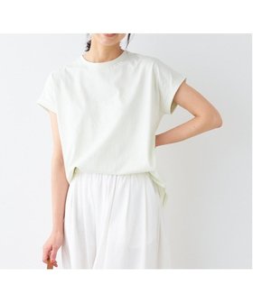 【マイカ ディール/MICA & DEAL】のMICA DEAL/ヘムラウンドカラーT-shirt-Season color 人気、トレンドファッション・服の通販 founy(ファニー) ファッション Fashion レディースファッション WOMEN トップス・カットソー Tops/Tshirt シャツ/ブラウス Shirts/Blouses ロング / Tシャツ T-Shirts おすすめ Recommend シルク Silk 別注 Special Order 夏 Summer 定番 Standard |ID:prp329100004179170