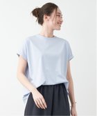 【マイカ ディール/MICA & DEAL】のMICA DEAL/ヘムラウンドカラーT-shirt-Season color 人気、トレンドファッション・服の通販 founy(ファニー) ファッション Fashion レディースファッション WOMEN トップス・カットソー Tops/Tshirt シャツ/ブラウス Shirts/Blouses ロング / Tシャツ T-Shirts おすすめ Recommend シルク Silk 別注 Special Order 夏 Summer 定番 Standard thumbnail SAXE|ID: prp329100004179170 ipo3291000000029167764