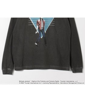 【フリークスストア/FREAK'S STORE】のMICHAEL JACKSON 別注 マイケルジャクソン ロングスリーブ Tシャツ【限定展開】 24AW 人気、トレンドファッション・服の通販 founy(ファニー) ファッション Fashion レディースファッション WOMEN トップス・カットソー Tops/Tshirt シャツ/ブラウス Shirts/Blouses ロング / Tシャツ T-Shirts 2024年 2024 2024-2025秋冬・A/W Aw/Autumn/Winter/Fw/Fall/2024-2025 A/W・秋冬 Aw・Autumn/Winter・Fw・Fall-Winter 冬 Winter おすすめ Recommend アクセサリー Accessories イラスト Illustration ジャケット Jacket スペシャル Special スラックス Slacks スリーブ Sleeve デニム Denim プリント Print ロング Long ヴィンテージ Vintage 別注 Special Order |ID:prp329100004179346