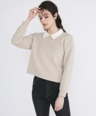 【その他のブランド/Other】の衿付ショートトップス 人気、トレンドファッション・服の通販 founy(ファニー) ファッション Fashion レディースファッション WOMEN トップス・カットソー Tops/Tshirt スポーティ Sporty トレンド Trend プリント Print thumbnail ベージュ|ID: prp329100004179348 ipo3291000000028951115