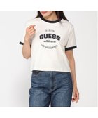 【ゲス/GUESS】のRAQUELLE Crop T-Shirt 人気、トレンドファッション・服の通販 founy(ファニー) ファッション Fashion レディースファッション WOMEN トップス・カットソー Tops/Tshirt シャツ/ブラウス Shirts/Blouses ロング / Tシャツ T-Shirts ショート Short スリーブ Sleeve パイピング Piping thumbnail ホワイト系その他|ID: prp329100004179376 ipo3291000000028951277