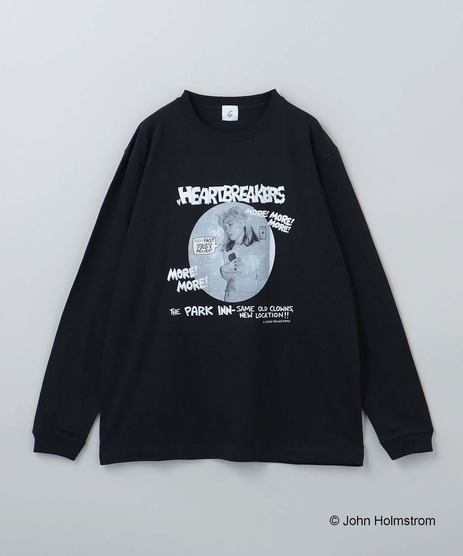 【ビューティ&ユース ユナイテッドアローズ/BEAUTY&YOUTH / UNITED ARROWS】の【WEB限定】 6(ROKU JOHN HOLMSTROM HEART BRAKES BLACK Tシャツ 人気、トレンドファッション・服の通販 founy(ファニー) 　ファッション　Fashion　レディースファッション　WOMEN　トップス・カットソー　Tops/Tshirt　シャツ/ブラウス　Shirts/Blouses　ロング / Tシャツ　T-Shirts　インナー　Inner　グラフィック　Graphic　ジャケット　Jacket　スリーブ　Sleeve　プリント　Print　ロング　Long　 other-1|ID: prp329100004179405 ipo3291000000028951476