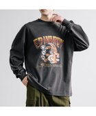 【ロッキーモンロー/Rocky Monroe】のエドハーディー ピグメント加工 長袖プリントTシャツ(クロス・ラビット) 人気、トレンドファッション・服の通販 founy(ファニー) ファッション Fashion レディースファッション WOMEN トップス・カットソー Tops/Tshirt シャツ/ブラウス Shirts/Blouses ロング / Tシャツ T-Shirts インナー Inner 春 Spring 秋 Autumn/Fall 長袖 Long Sleeve プリント Print メンズ Mens リラックス Relax ルーズ Loose ワイド Wide 冬 Winter おすすめ Recommend thumbnail 2.チャコール(ラビット)|ID: prp329100004179455 ipo3291000000029040210