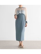 【ラシュッド/LASUD】のフリルボレロレイヤードワンピース 人気、トレンドファッション・服の通販 founy(ファニー) ファッション Fashion レディースファッション WOMEN アウター Coat Outerwear ボレロ Bolero jackets キャミワンピース Cami Dress シフォン Chiffon シャーリング Shirring パイピング Piping ボレロ Bolero thumbnail ブルー|ID: prp329100004179517 ipo3291000000028953146