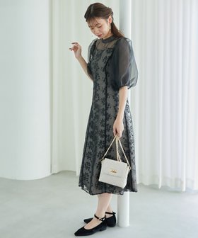 【マジェスティック レゴン/MAJESTIC LEGON】のエンブロイダリーフラワードレス 人気、トレンドファッション・服の通販 founy(ファニー) ファッション Fashion レディースファッション WOMEN ワンピース Dress ドレス Party Dresses シアー Sheer シンプル Simple スリーブ Sleeve ダウン Down デコルテ Decolletage ドレス Dress パール Pearl リボン Ribbon レーシー Lacey 再入荷 Restock/Back In Stock/Re Arrival エレガント 上品 Elegant 結婚式 Wedding Ceremony 披露宴 Wedding Reception 二次会 Wedding Party |ID:prp329100004179550