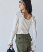 【コーエン/COEN】のカップ付バックオープンロングスリーブカットソー OFF WHITE|ID: prp329100004180646 ipo3291000000029155970