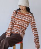 【コーエン/COEN】のレトロマルチボーダーロングスリーブTシャツ 人気、トレンドファッション・服の通販 founy(ファニー) ファッション Fashion レディースファッション WOMEN トップス・カットソー Tops/Tshirt シャツ/ブラウス Shirts/Blouses ロング / Tシャツ T-Shirts A/W・秋冬 Aw・Autumn/Winter・Fw・Fall-Winter インナー Inner カーディガン Cardigan コンパクト Compact スリーブ Sleeve ボトム Bottom ボーダー Border ロング Long thumbnail MD.BROWN|ID: prp329100004180649 ipo3291000000028959898