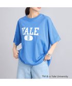 【コーエン/COEN】のYALE別注ビッグシルエットTシャツ 人気、トレンドファッション・服の通販 founy(ファニー) ファッション Fashion レディースファッション WOMEN トップス・カットソー Tops/Tshirt シャツ/ブラウス Shirts/Blouses ロング / Tシャツ T-Shirts おすすめ Recommend アウトドア Outdoor ビッグ Big プリント Print ボトム Bottom 別注 Special Order thumbnail COBALT|ID: prp329100004180716 ipo3291000000029188909