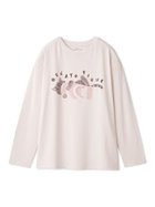 【ジェラート ピケ/gelato pique】のプレイフルキャットワンポイントロンT 人気、トレンドファッション・服の通販 founy(ファニー) ファッション Fashion レディースファッション WOMEN トップス・カットソー Tops/Tshirt ロング / Tシャツ T-Shirts おすすめ Recommend なめらか Smooth シューズ Shoes プリント Print ボトム Bottom ロング Long 猫 Cat thumbnail PNK[066]|ID: prp329100004180760 ipo3291000000028966270