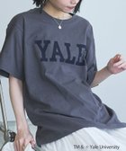 【コーエン/COEN】のYALE別注ロゴプリントバック刺繍Tシャツ DK.GRAY|ID: prp329100004180771 ipo3291000000029189054