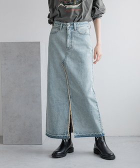 【ローリーズファーム/LOWRYS FARM】 CONE/デニムタイトロングスカート人気、トレンドファッション・服の通販 founy(ファニー) ファッション Fashion レディースファッション WOMEN スカート Skirt ロングスカート Long Skirt コンパクト Compact スリット Slit デニム Denim バランス Balance 定番 Standard |ID:prp329100004180777