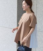 【コーエン/COEN】の【WEB限定】フハクドッキングバックプリーツTシャツ BEIGE|ID: prp329100004180788 ipo3291000000029189073