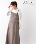 【グローバルワーク/GLOBAL WORK】のMATINEE LINE/お手入れらくらくSET UPジャンパースカート/140452 人気、トレンドファッション・服の通販 founy(ファニー) ファッション Fashion レディースファッション WOMEN スカート Skirt インナー Inner コンパクト Compact ジャケット Jacket ストレッチ Stretch ストレート Straight センター Center ツイル Twill ビスチェ Bustier ロング Long ワイド Wide 楽ちん Easy thumbnail ブラウン56|ID: prp329100004180796 ipo3291000000028966420