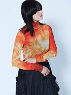 【ラシュッド/LASUD】のタイダイシアーチュールインナー 人気、トレンドファッション・服の通販 founy(ファニー) ファッション Fashion レディースファッション WOMEN インナー Inner スウェット Sweat ストレッチ Stretch 冬 Winter thumbnail オレンジ|ID: prp329100004180817 ipo3291000000030010223