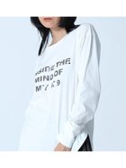 【ラシュッド/LASUD】のロングスリーブ箔ロゴカットソー 人気、トレンドファッション・服の通販 founy(ファニー) ファッション Fashion レディースファッション WOMEN トップス・カットソー Tops/Tshirt カットソー Cut and Sewn A/W・秋冬 Aw・Autumn/Winter・Fw・Fall-Winter インナー Inner スリーブ Sleeve プリント Print ベーシック Basic ロング Long 今季 This Season thumbnail ホワイト|ID: prp329100004180819 ipo3291000000029167841