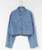 【ローリーズファーム/LOWRYS FARM】のデニムショートシャツ 人気、トレンドファッション・服の通販 founy(ファニー) ファッション Fashion レディースファッション WOMEN トップス・カットソー Tops/Tshirt シャツ/ブラウス Shirts/Blouses ショート Short デニム Denim バランス Balance パール Pearl ポケット Pocket ワイド Wide thumbnail パール80|ID: prp329100004180820 ipo3291000000028966525