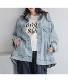 【ローリーズファーム/LOWRYS FARM】のCONE/BIGGジャン 人気、トレンドファッション・服の通販 founy(ファニー) ファッション Fashion レディースファッション WOMEN アウター Coat Outerwear A/W・秋冬 Aw・Autumn/Winter・Fw・Fall-Winter ジャケット Jacket スウェット Sweat スリーブ Sleeve デニム Denim トレンド Trend バルーン Balloon フリンジ Fringe ヨーク Yoke 定番 Standard thumbnail ブルー83|ID: prp329100004180859 ipo3291000000028966706