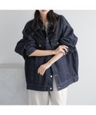 【ローリーズファーム/LOWRYS FARM】のCONE/BIGGジャン 人気、トレンドファッション・服の通販 founy(ファニー) ファッション Fashion レディースファッション WOMEN アウター Coat Outerwear A/W・秋冬 Aw・Autumn/Winter・Fw・Fall-Winter ジャケット Jacket スウェット Sweat スリーブ Sleeve デニム Denim トレンド Trend バルーン Balloon フリンジ Fringe ヨーク Yoke 定番 Standard thumbnail ネイビー88|ID: prp329100004180859 ipo3291000000028966708