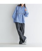 【ローリーズファーム/LOWRYS FARM】の2WAYストライプシャツLS 人気、トレンドファッション・服の通販 founy(ファニー) ファッション Fashion レディースファッション WOMEN トップス・カットソー Tops/Tshirt シャツ/ブラウス Shirts/Blouses おすすめ Recommend インナー Inner オフショル Off Shoulder ストライプ Stripe ビスチェ Bustier ラップ Wrap 定番 Standard 羽織 Haori thumbnail ブルー85|ID: prp329100004180863 ipo3291000000028966727