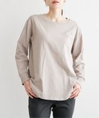 【イッカ/ikka】のコットンUSA裾ラウンドロンT 人気、トレンドファッション・服の通販 founy(ファニー) ファッション Fashion レディースファッション WOMEN トップス・カットソー Tops/Tshirt ロング / Tシャツ T-Shirts おすすめ Recommend インナー Inner カットソー Cut And Sew スウェット Sweat バランス Balance フレア Flare ボトム Bottom ボーダー Border ラウンド Round ワイド Wide 定番 Standard 無地 Plain Color thumbnail グレージュ|ID: prp329100004180866 ipo3291000000029090707