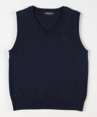 【コムサイズム/COMME CA ISM / KIDS】のベーシック ニット ベスト(140-160cm) 人気、トレンドファッション・服の通販 founy(ファニー) ファッション Fashion キッズファッション KIDS アクリル Acrylic コンパクト Compact ベスト Vest ベーシック Basic ワンポイント One Point 人気 Popularity 吸水 Water Absorption thumbnail ネイビー|ID: prp329100004180869 ipo3291000000029510457